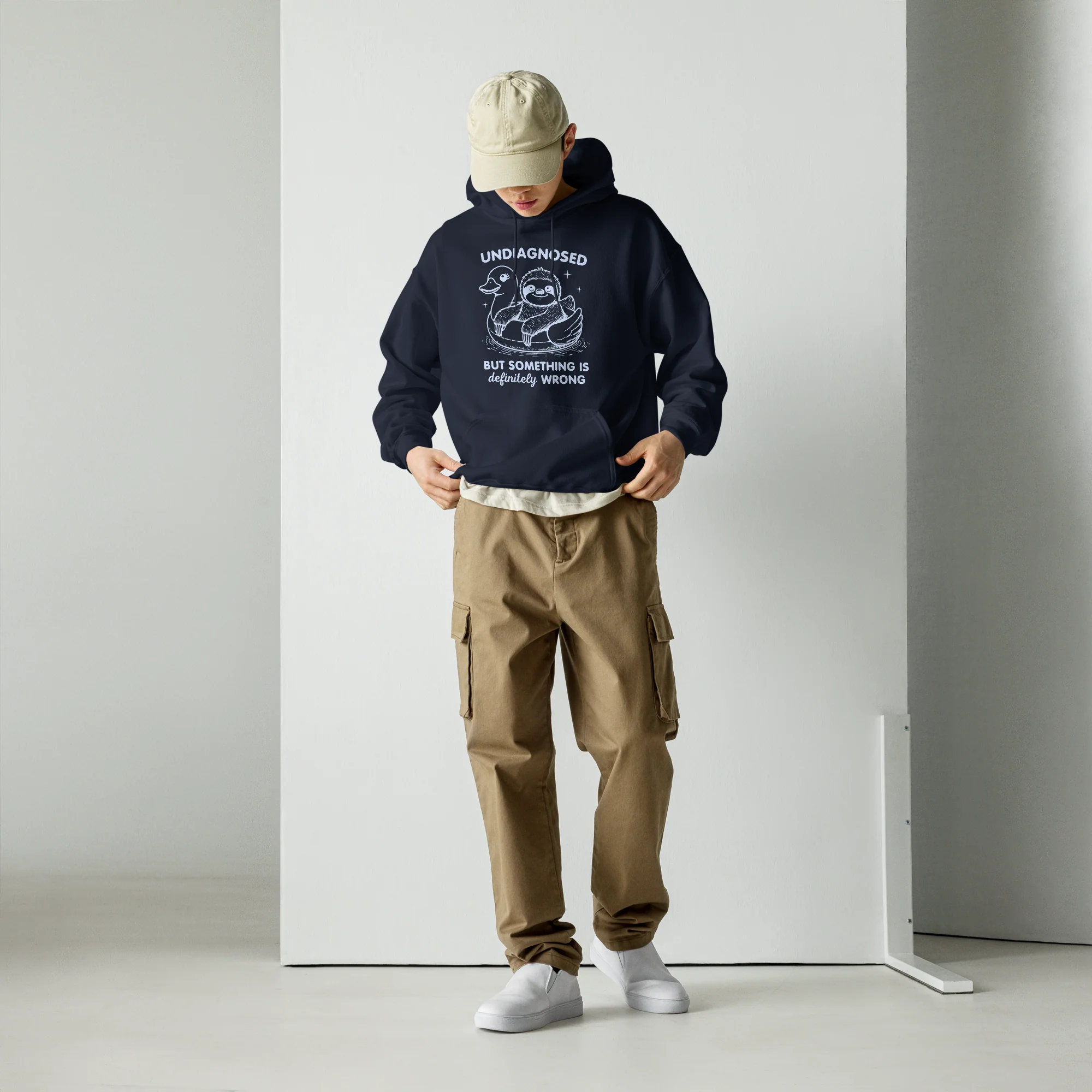 Undiagnosed But Something is Wrong Hoodie - Image 2
